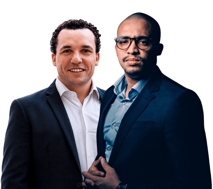 Daniel Delgado e Weslley Henrique — coordenadores da pós-graduação